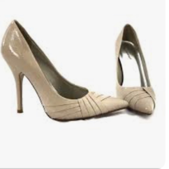 Beige/grey heels. Worn once! - Picture 2 of 6